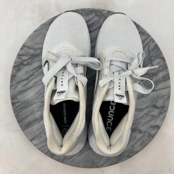 Adidas Womens 9 Running Shoes White Edge Lux Athletic Workout Trainer H03865 - Picture 9 of 13